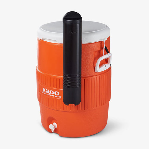 Cup Holder View | Igloo 10 Gallon Seat Top Water Jug With Cup Dispenser