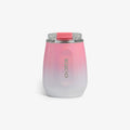 Front View | 10 Oz Wine Tumbler::Gradient Pink::Double-wall, vacuum-insulated
