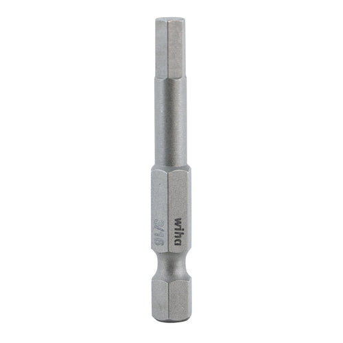 Wiha 74316 Hex Bit 3/16 - 50mm -  10 Pack