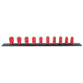 Wiha 31393 10 Piece Insulated Socket Set 1/4" Drive -  METRIC