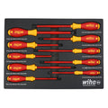 10 Piece Insulated SoftFinish Cushion Grip Screwdriver Tray Set