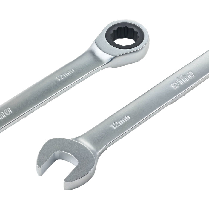 12 Piece Combination Ratchet Wrench Set - Metric