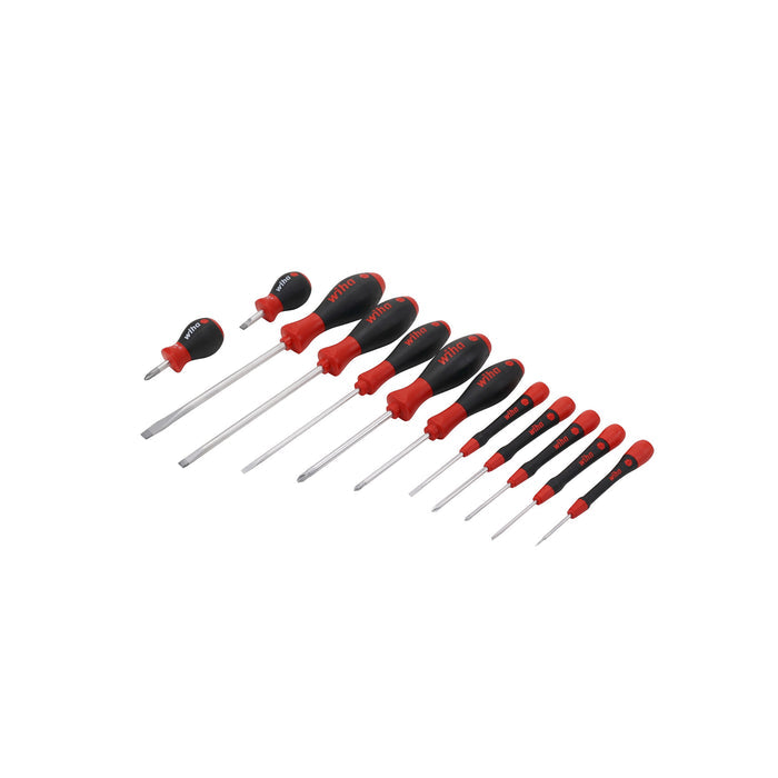 12 Piece Screwdriver Set - PicoFinish Precision, SoftFinish Standard and Stubby