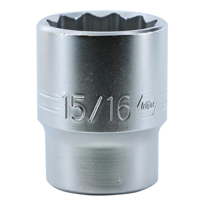 Wiha 33818 12 Point - 1/2" Drive Socket 15/16"