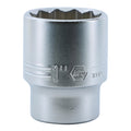 Wiha 33819 12 Point - 1/2" Drive Socket 1"