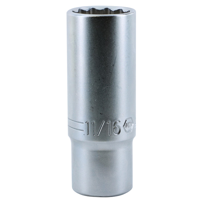 12 Point - 3/8" Drive Deep Socket 11/16"