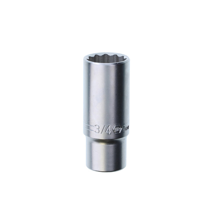 Wiha 33747 12 Point - 3/8" Drive Deep Socket 3/4"
