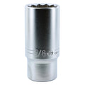 Wiha 33749 12 Point - 3/8" Drive Deep Socket 7/8"