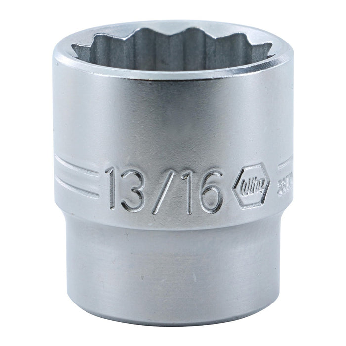 Wiha 33719 12 Point - 3/8 Inch Drive Socket - 13/16"
