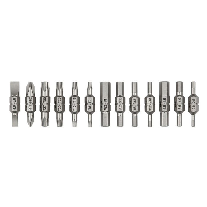 14 Piece Ultra Driver 26-in-1 Industrial Bit Holder Set