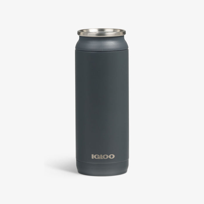 Front View | 16 Oz Can::Carbonite::Durable stainless steel