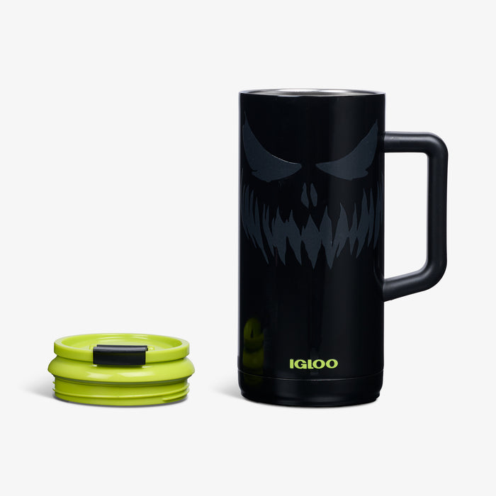 Lid Off View | 1L Beer Mug::Spooky Glow::Wide opening