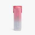 Front View | 20 Oz Sport Sipper Bottle::Gradient Pink::Fits in standard cup holders