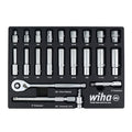 22 Piece 3/8" Drive Professional Standard and Deep Socket Tray Set - SAE