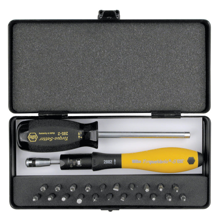 Wiha 28895 24 Piece ESD TorqueVario-S MicroBits Set