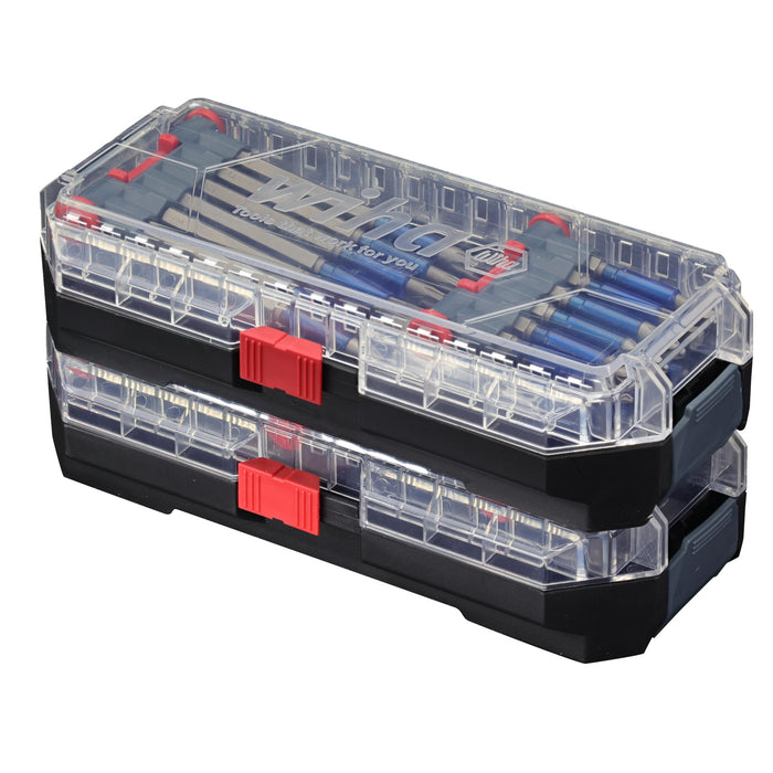 24 Piece GoStack TerminatorBlue Impact Bit Set