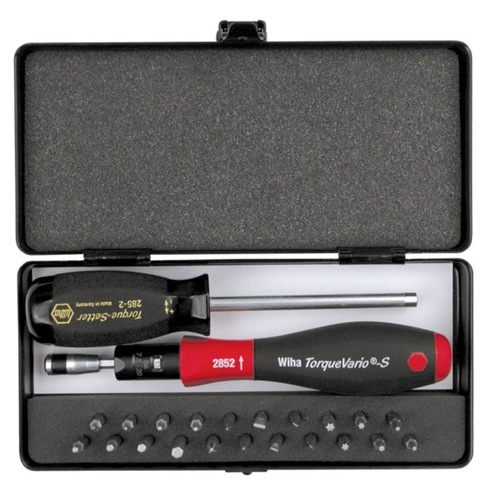 Wiha 28590 24 Piece TorqueVario-S MicroBits Set