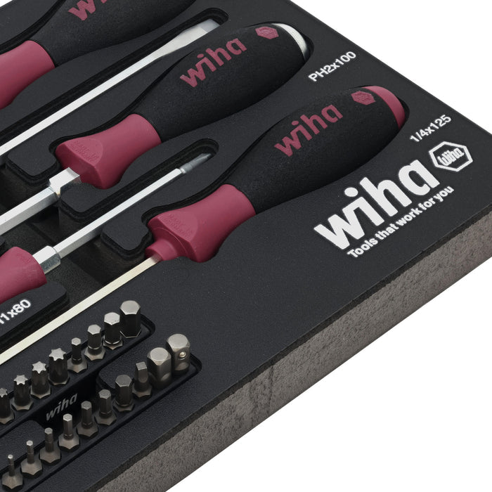 25 Piece MicroFinish Screwdriver Tray Set