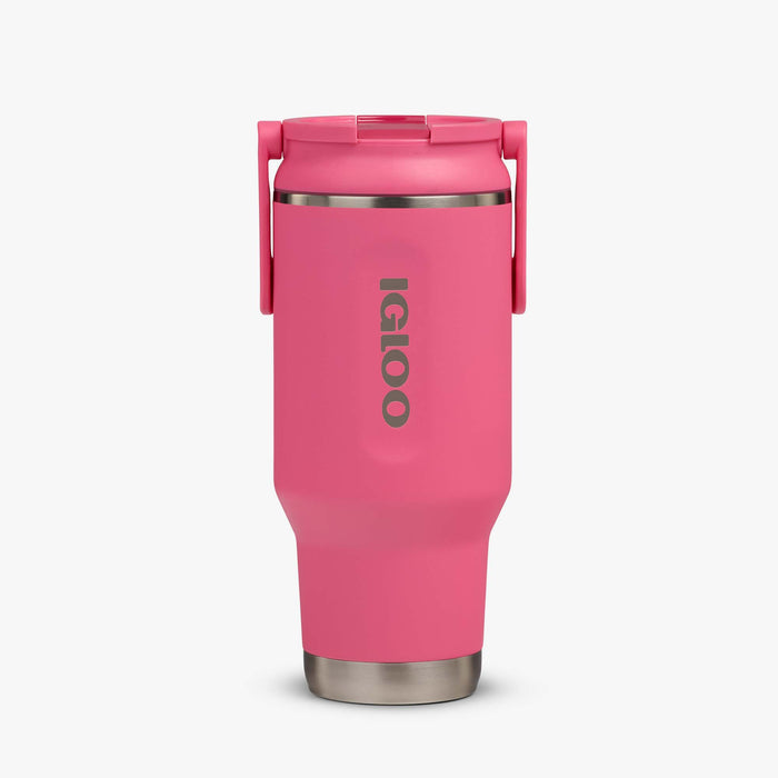 Front View | 32 Oz Sport Sipper Bottle::Thrift Pink::