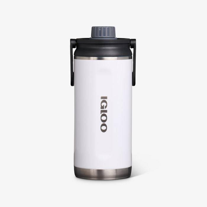 Front View | 36 Oz Twist ‘n’ Chug Bottle::Gloss White::Retention: Up to 48hrs cold / 6hrs hot*