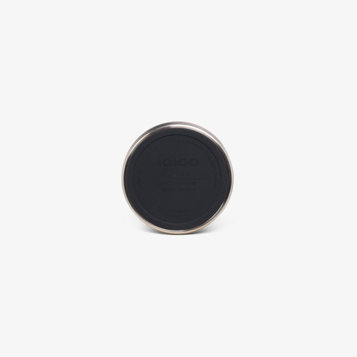 Bottom View | 36 Oz Twist ‘n’ Chug Bottle::Gloss White::Built-in coaster