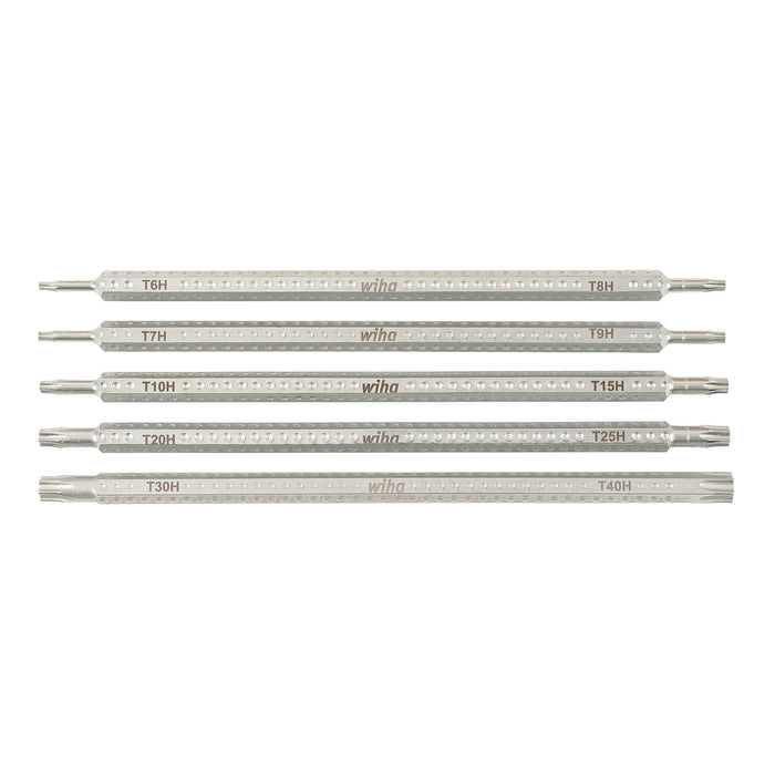 5 Piece Drive-Loc VI Security Torx Blade Set