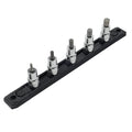 5 Piece Hex Socket Set 3/8" Drive - SAE