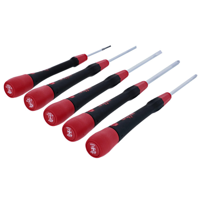 5 Piece PicoFinish Precision Slotted and Phillips Screwdriver Set