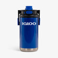 Front View | Half-Gallon Hybrid Sports Jug::Blue::Stainless steel exterior