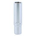 Wiha 33346 6 Point - 1/4 Inch Drive Deep Socket - 9.0mm x 50mm