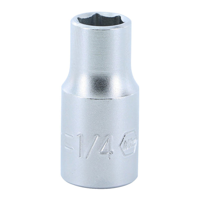 Wiha 33308 6 Point - 1/4 Inch Drive Socket - 1/4" x 25mm
