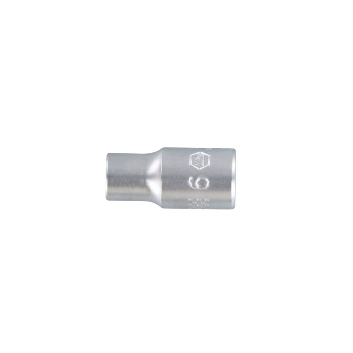 6 Point - 1/4 Inch Drive Socket - 6.0mm x 25mm