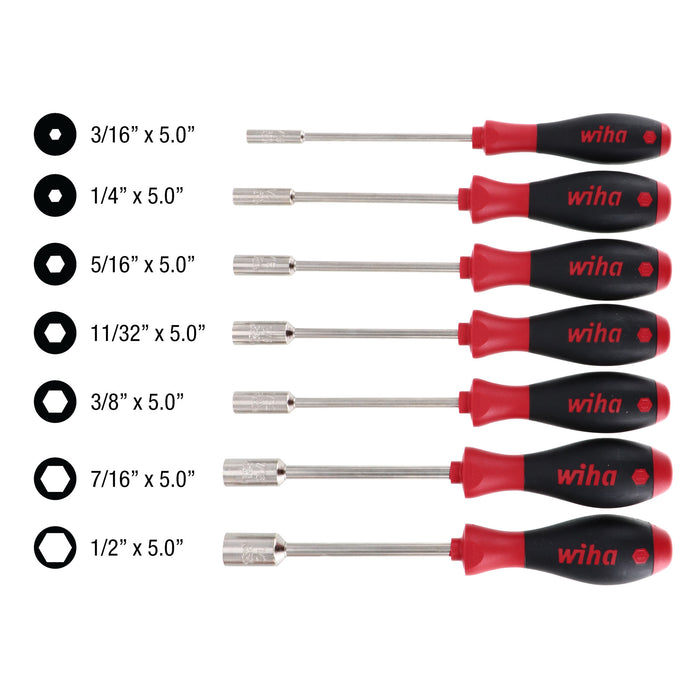 7 Piece SoftFinish Nut Driver Set - Inch