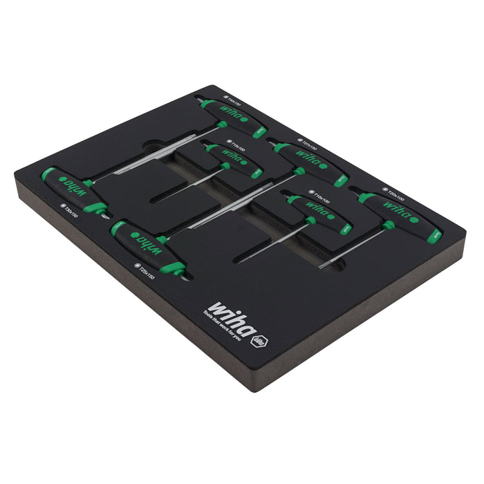 7 Piece SoftGrip Dual Drive Torx T-Handle Tray Set