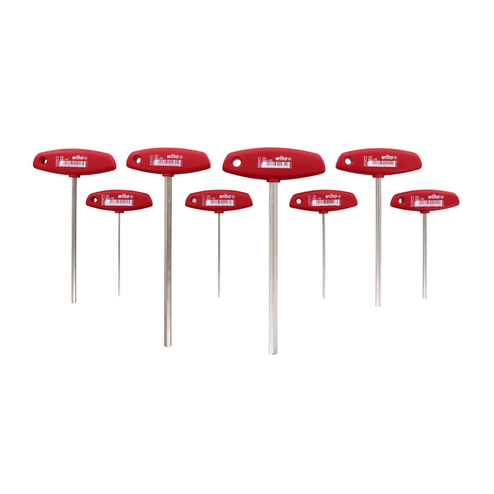 8 Piece Classic Grip Hex Metric T-Handle Set