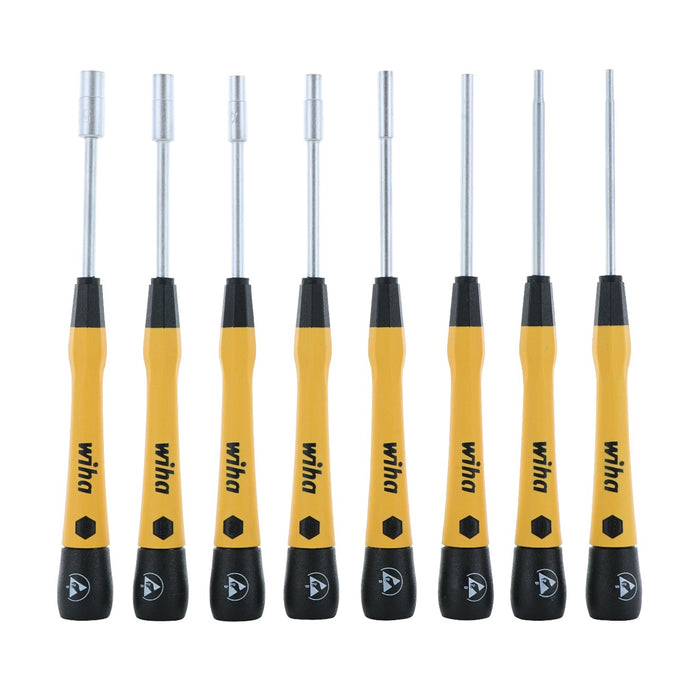8 Piece ESD Safe Picofinish Precision Nut Driver Set - Metric