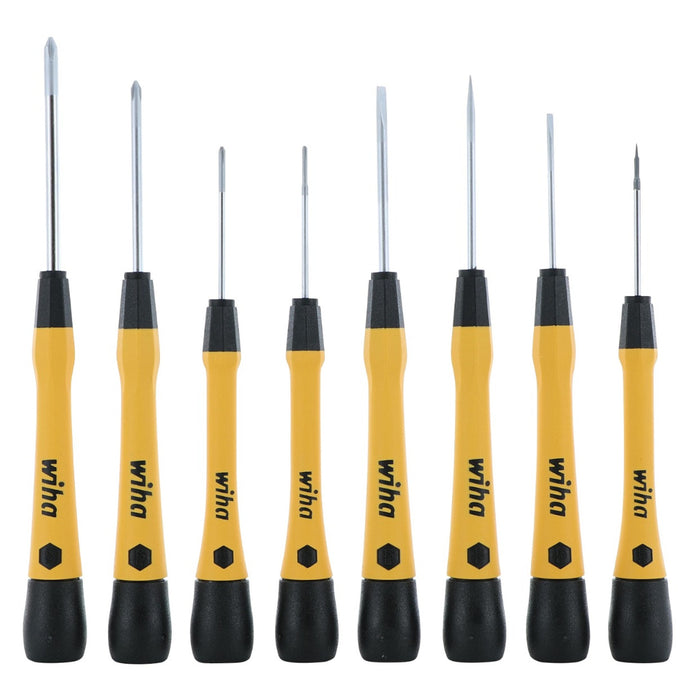 8 Piece ESD Safe Picofinish Precision Screwdriver Set in Pouch