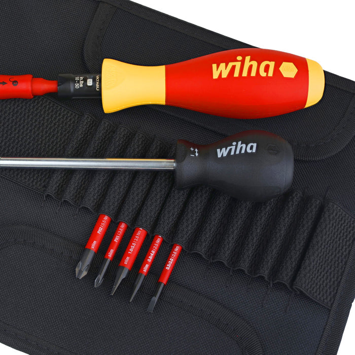 8 Piece Insulated TorqueVario-S (10-50 In/lbs) and SlimLine Blade Set
