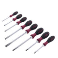 8 Piece MicroFinish XHeavy Duty Slotted and Phillips Screwdriver Set