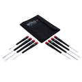 Wiha 26499 8 Piece Precision Ball End Hex Imperial Screwdriver Set - Inch