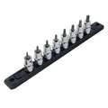 8 Piece Torx Bit Socket 3/8" Drive Set - T9-T40