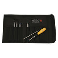 Wiha 26994 9 Piece ESD Safe Drive-loc VI Blade Set in Canvas Pouch