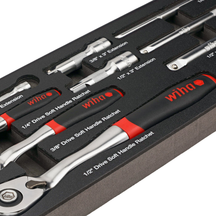 9 Piece SoftFinish Ratchet Tray Set