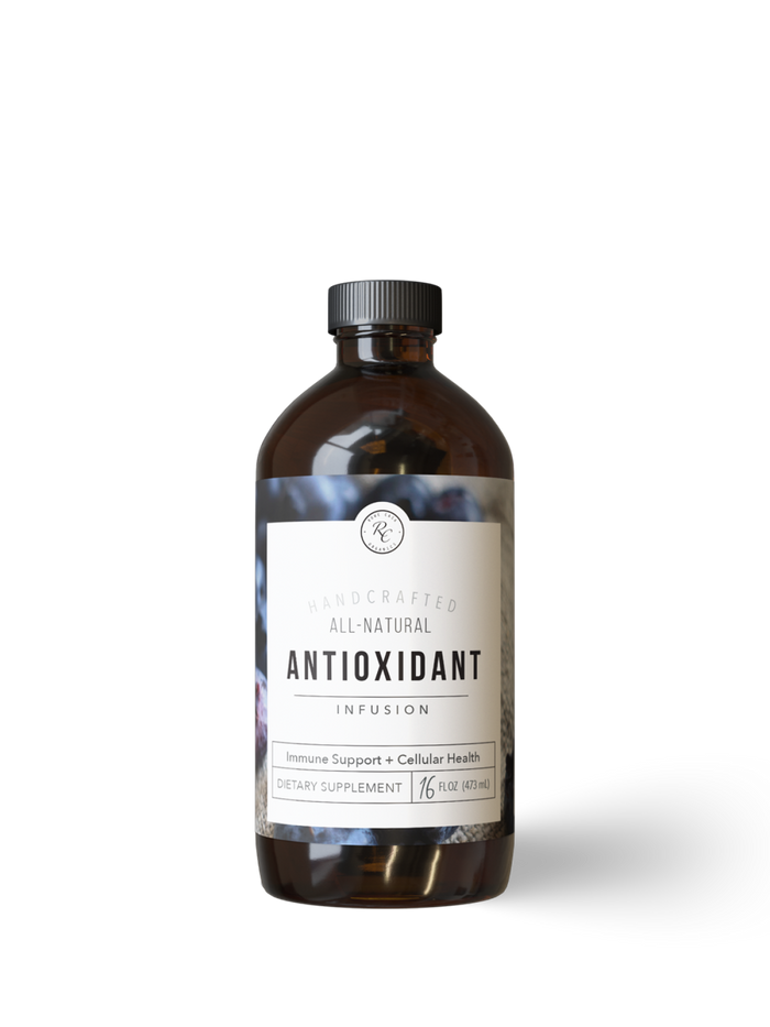 Antioxidant supplement for immune support and protection from free radicals, with Vitamin C and antioxidant-rich berries.