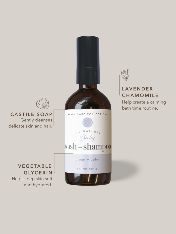 Baby Wash & Shampoo | 8 oz