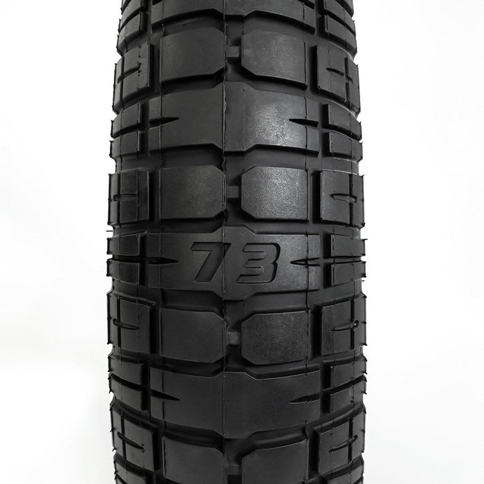 Close up of the BDGR Tire 20in. x 5in. against a white background