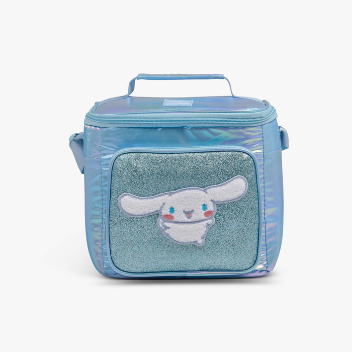 Front View | Cinnamoroll™ Square Lunch Cooler Bag::::Chenille Cinnamoroll™ patch