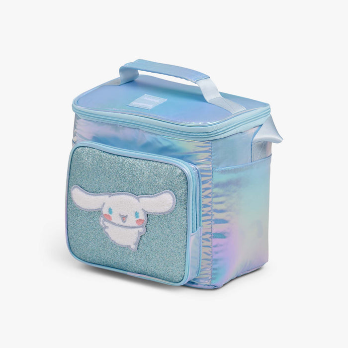 Angle View | Cinnamoroll™ Square Lunch Cooler Bag::::Storage pocket
