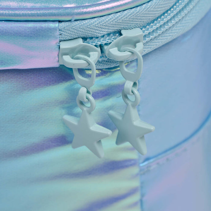 Zipper View | Cinnamoroll™ Square Lunch Cooler Bag::::Star zipper pulls
