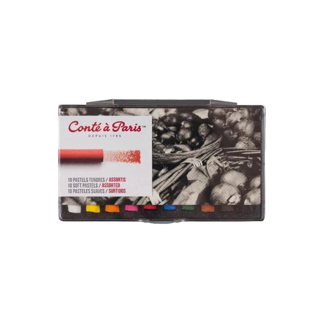 Conte a Paris Soft Pastels Assorted Colors - Pack of 10